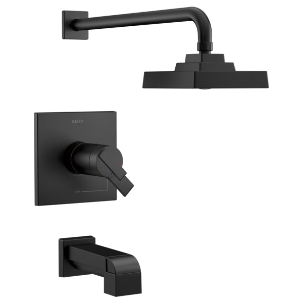 Ara TempAssure Tub/Shower Trim In Matte Black
