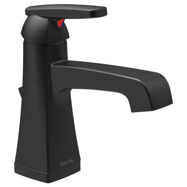 Ashlyn Single Hole Lavatory Faucet in Matte Black