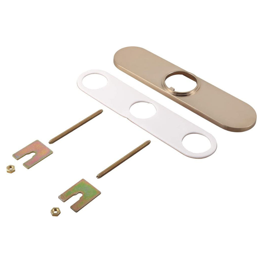 Trinsic 8" Escutcheon & Gasket in Champagne Bronze