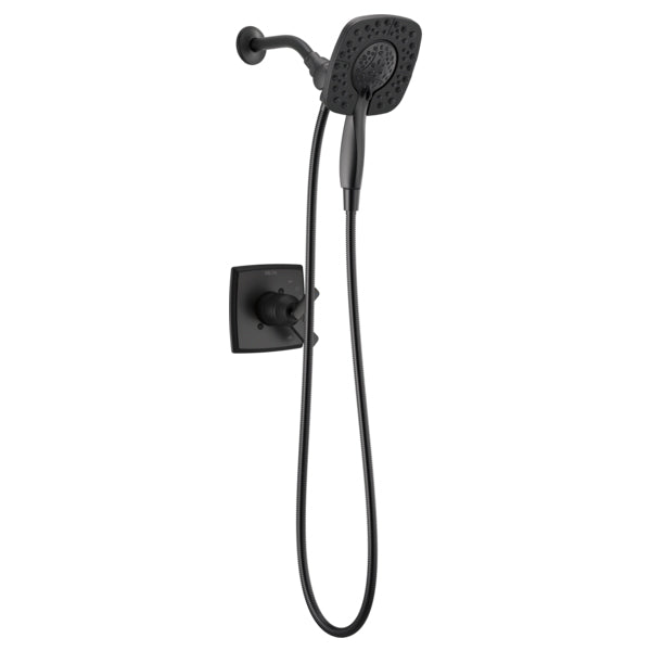 Ashlyn Shower Trim W/Multi-Function Showerhead Combo In Matte Black