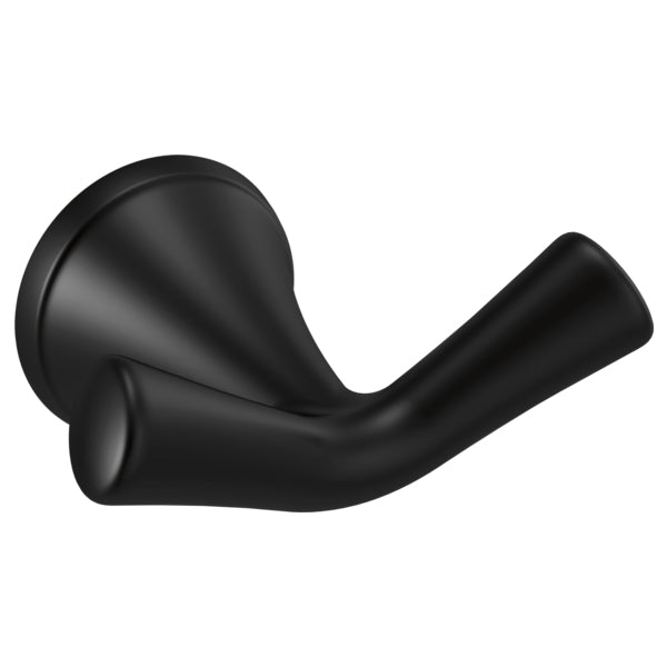 Kayra Double Robe Hook in Matte Black