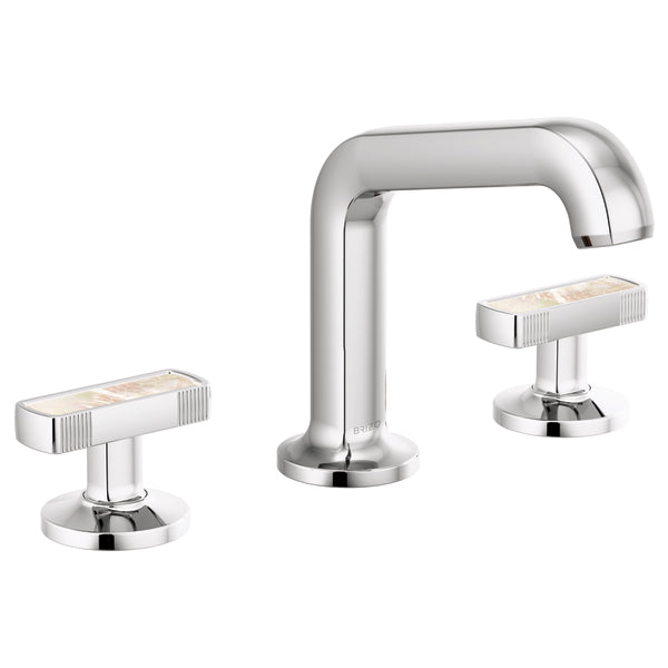 Brizo Kintsu Lav Knob Handles w/Pearl Inlay in Chrome (2 pc)