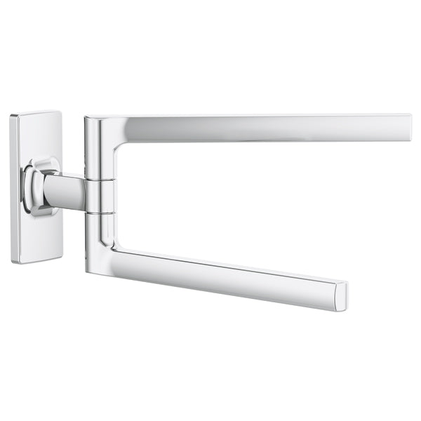 Brizo Kintsu 8" Mini Pivoting Towel Bar in Chrome