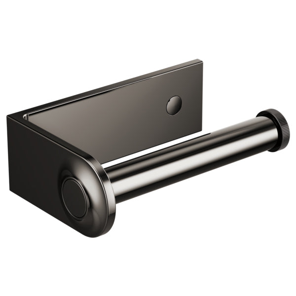 Brizo Kintsu Open Post Toilet Paper Holder in Black Onyx