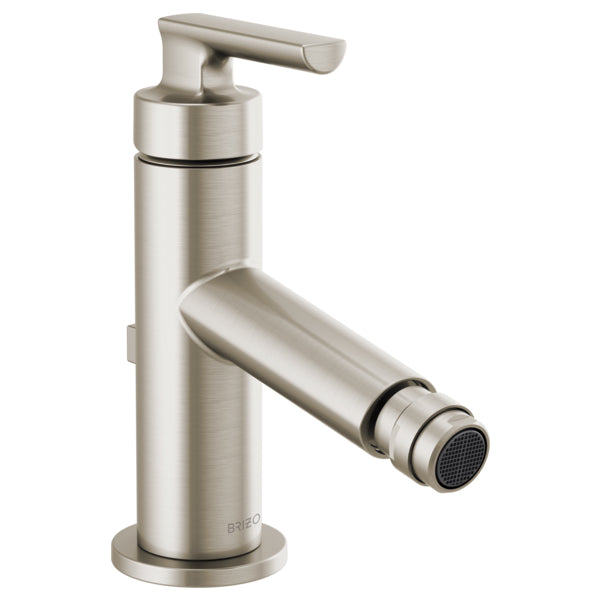 Brizo Kintsu Single Handle Bidet Faucet in Luxe Nickel
