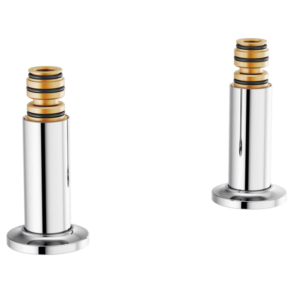 Brizo Kintsu Deck Mounted Tub Filler Unions in Chrome