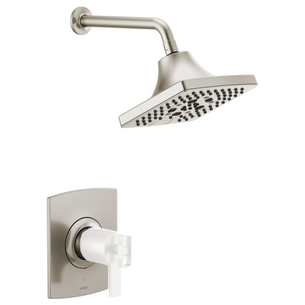 Kintsu Shower Trim W/Multi-Function Showerhead In Luxe Nickel