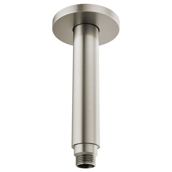 Brizo Kintsu Ceiling Mount Shower Arm & Flange In Br Luxe Nickel