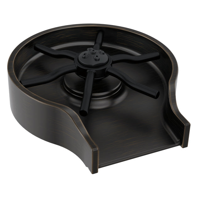 Metal Glass Rinser in Venetian Bronze