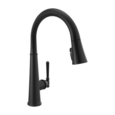 Emmeline 1-Hdl Pull-Down Kitchen Faucet in Matte Black