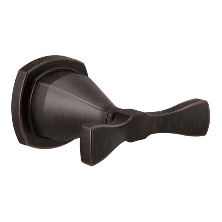 Stryke 3-1/2" Double Robe Hook in Venetian Bronze