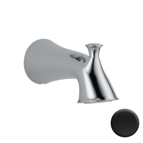 Lahara 6-3/4" Pull Up Diverter Tub Spout in Matte Black