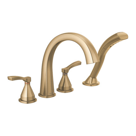 Stryke Tub Trim W/Handshower In Champagne Bronze