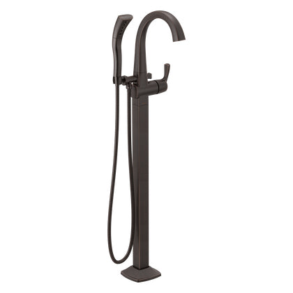 Stryke Tub Filler W/Handshower Trim In Ven Bronze