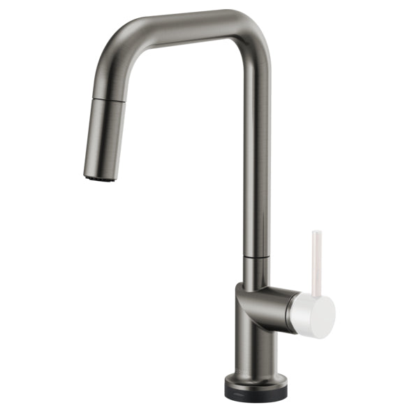 Odin SmartTouch Pull-Down Fct w/Sq Spout, No Hdl, Luxe Steel