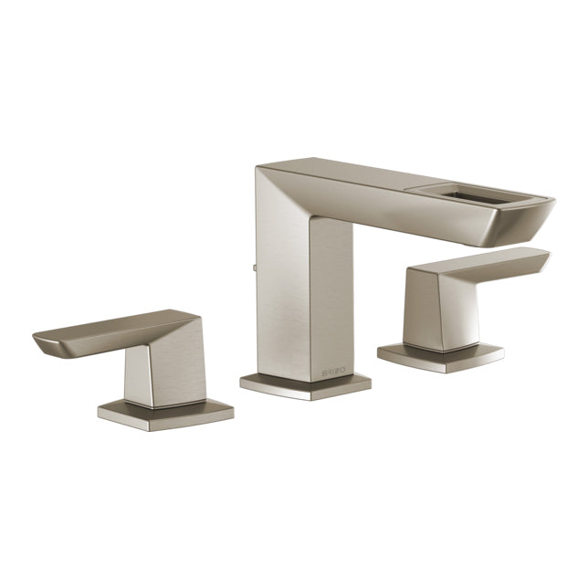 Vettis Widespread Lav Faucet w/Drn in Luxe Nickel, 1.2 gpm