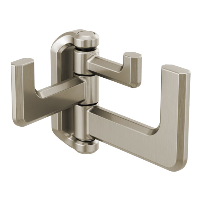 Brizo Levoir Hinged Robe Hook in Luxe Nickel