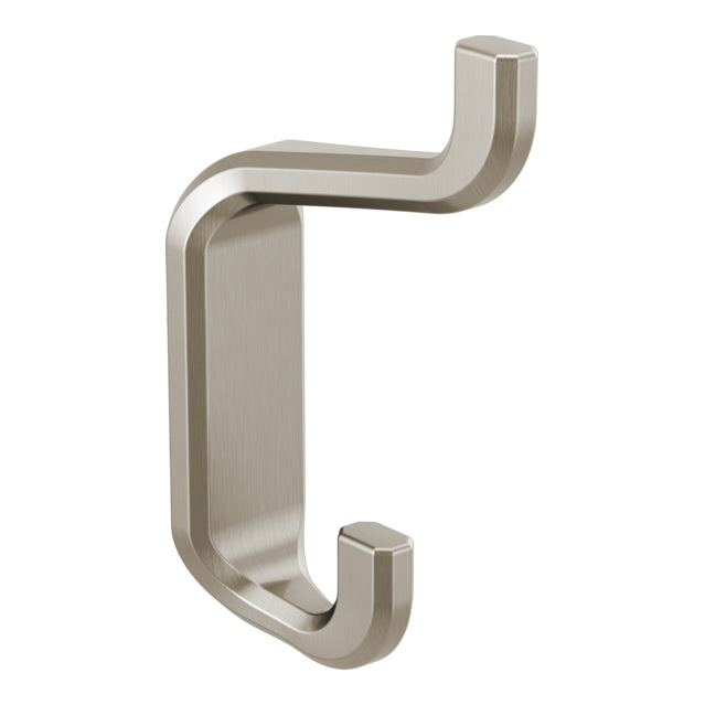 Brizo Levoir Double Robe Hook in Luxe Nickel