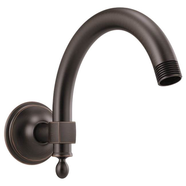 Brizo Essential Wall Mount Shower Arm & Flange In Venetian Bronze