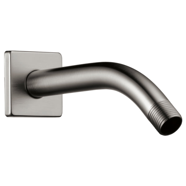 Brizo Essential Wall Mount Shower Arm & Flange In Luxe Steel