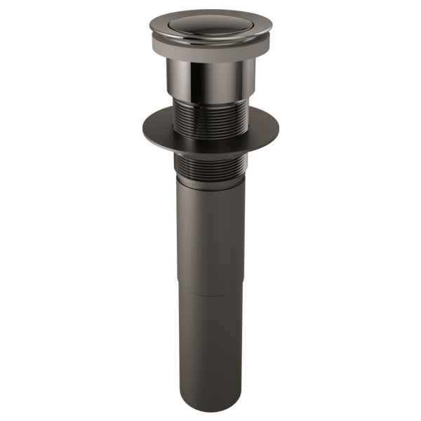 Brizo Push Button Pop-Up Drain, No Overflow in Black Onyx