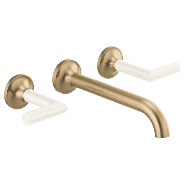 Brizo Odin Wall Mount Lav Faucet Trim In Luxe Gold