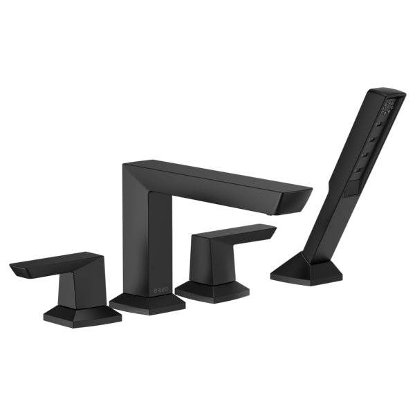 Brizo Vettis Tub Trim W/Handshower In Matte Black