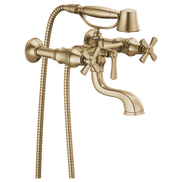 Brizo Rook Tub Filler Kit In Luxe Gold