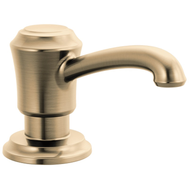 Cassidy Kitchen Soap Dispenser in Lumicoat Champagne Bronze