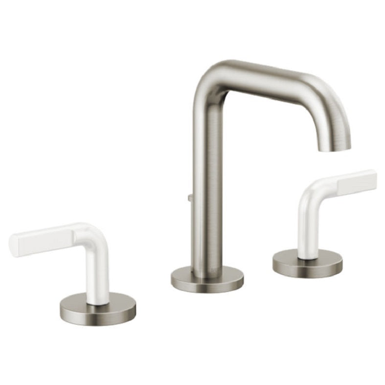 Litze Widespread Lav Faucet, No Hdls in Luxe Nickel, 1.5 gpm