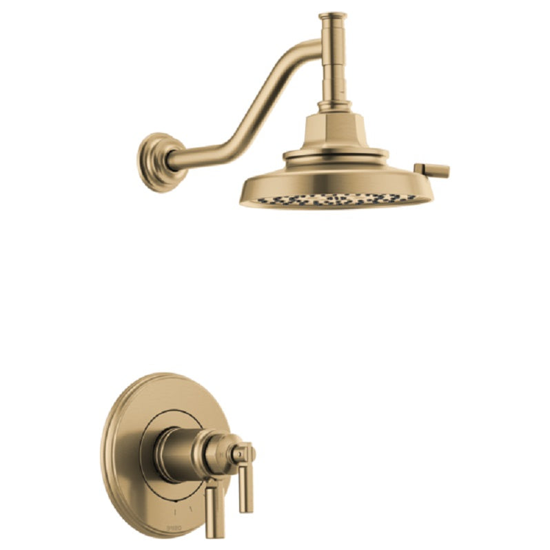 Brizo Invari Thermostatic Shower Trim In Gold