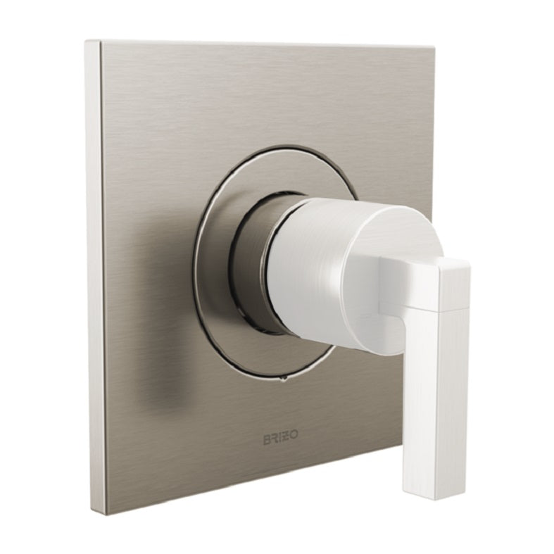 Frank Lloyd Wright Thermostatic Valve Trim, No Hdl in Luxe Nickel
