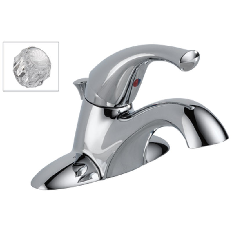 Classic Centerset Bathroom Faucet In Chrome