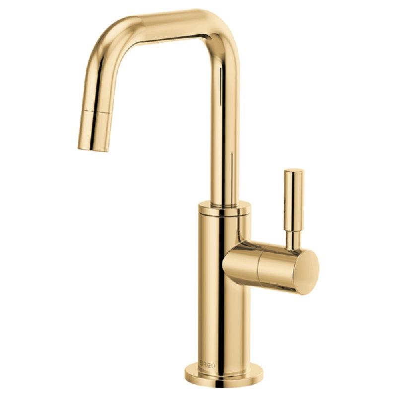Brizo Odin Beverage Faucet w/Square Spout in Polished Gold
