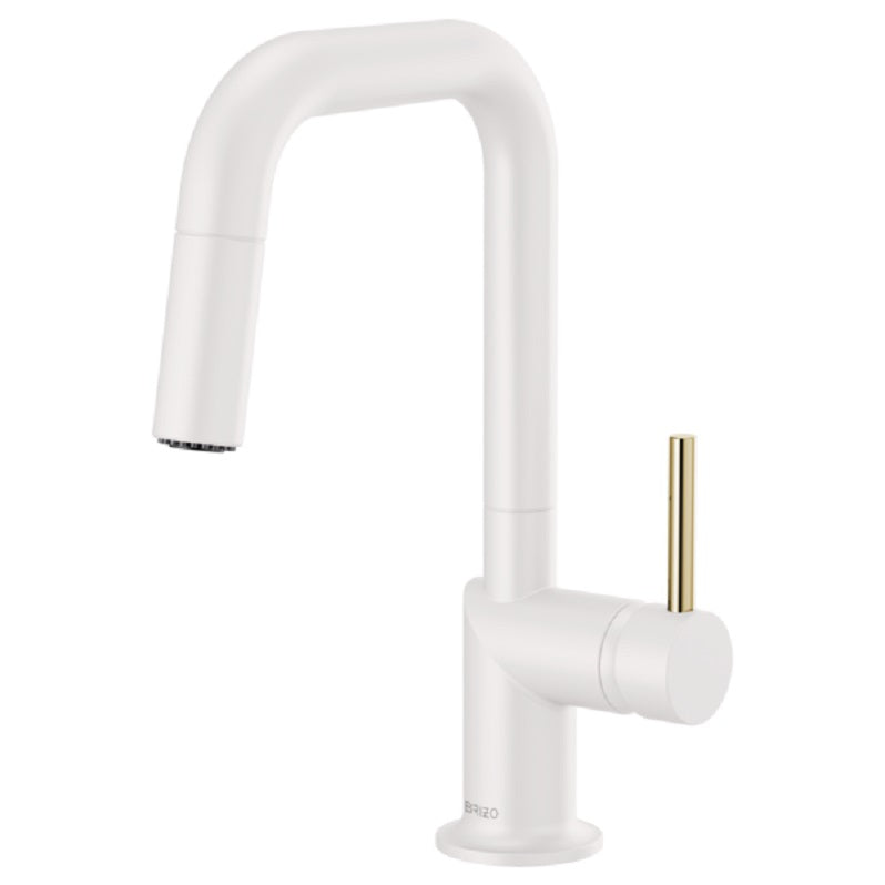 Brizo Jason Wu Pull-Down Prep Faucet, Less Handle in Matte White