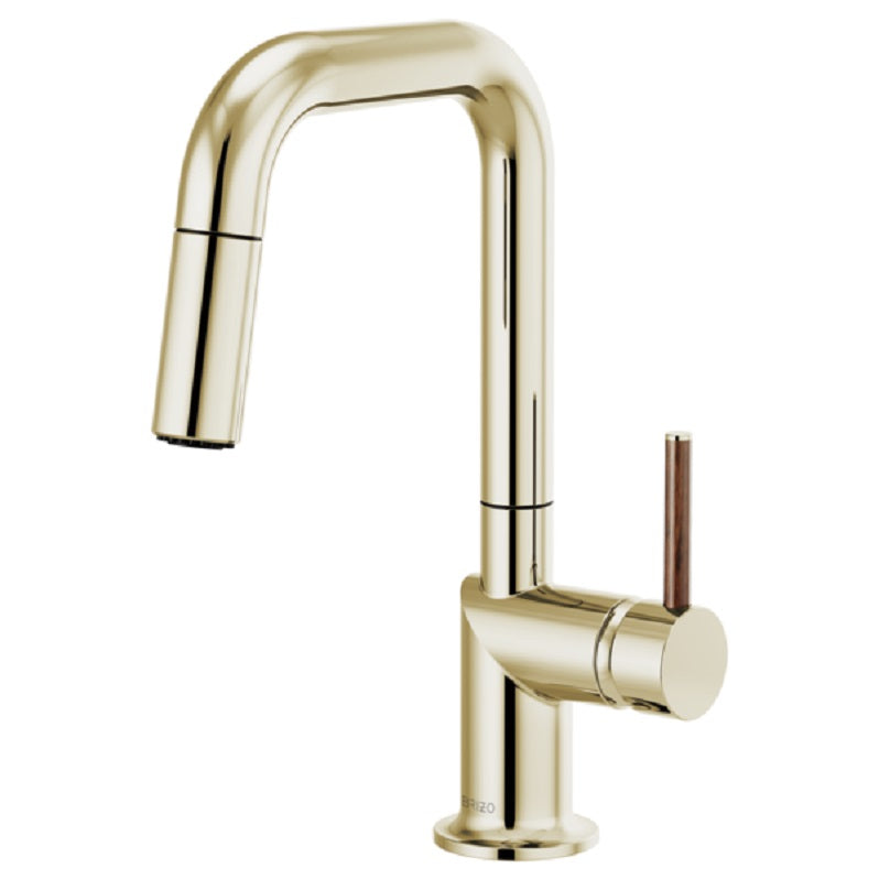 Brizo Odin Pull-Down Prep Faucet, Less Handle in Polished Nickel