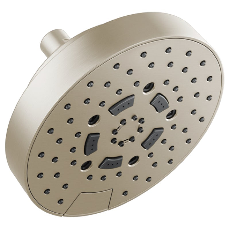 Brizo Essential 7" 5-Function Showerhead in Brushed Nickel, 1.75 gpm