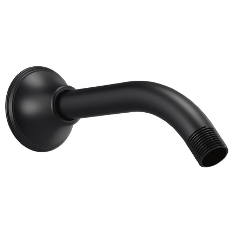 Brizo Essential 7" Classic Shower Arm & Flange in Matte Black