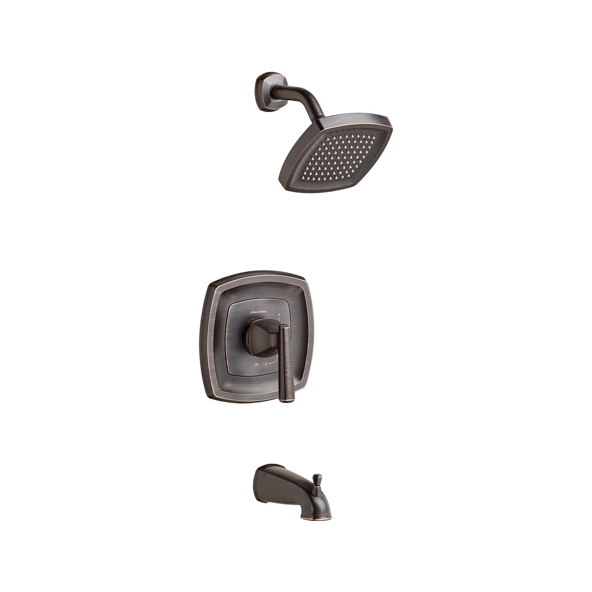 Edgemere Tub/Shower Trim Only Kit in Legacy Bronze
