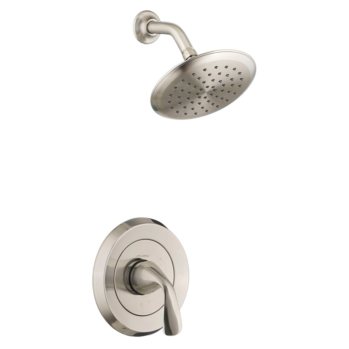 Fluent Shower Trim W/Single-Function Showerhead In Brushed Nickel