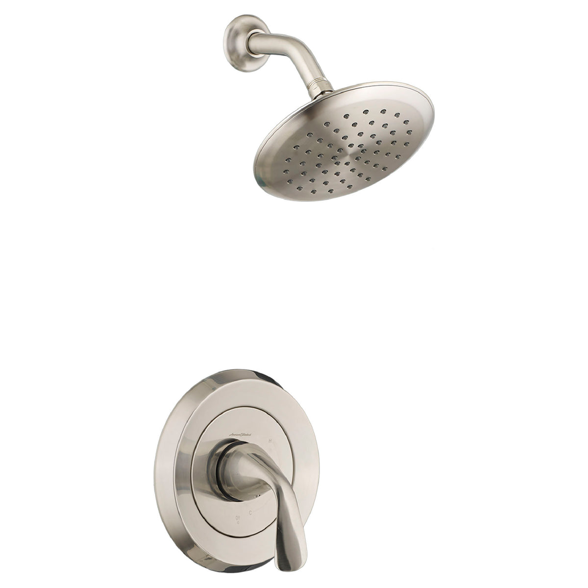 Fluent Shower Trim W/Single-Function Showerhead In Brushed Nickel
