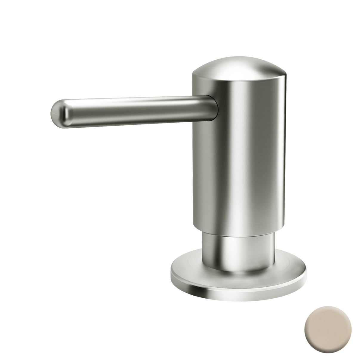 Kitchen Liquid Soap Dispenser in Polished Nickel