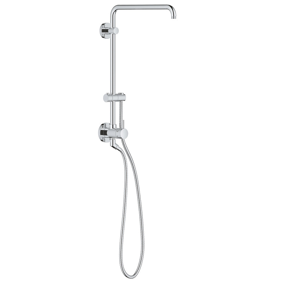 Retro-Fit Shower System Less Showerhead and Hand Shower In StarLight Chrome