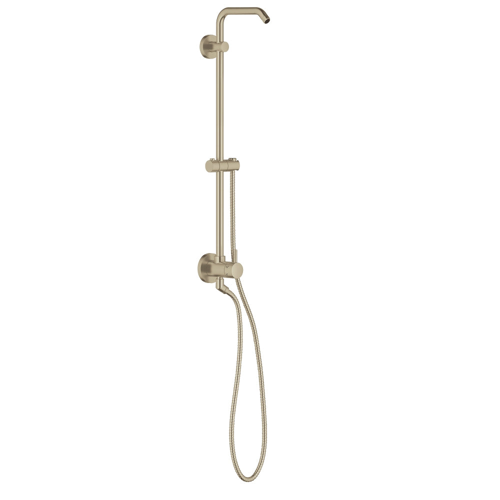 Retro-Fit Shower System Less Showerhead and Hand Shower In Brushed Nickel Infinity Finish