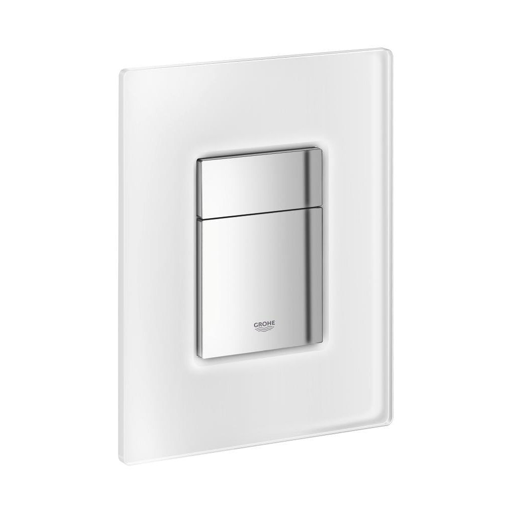 Skate Cosmopolitan Wall Plate Glass/Chrome/daVinci Satin