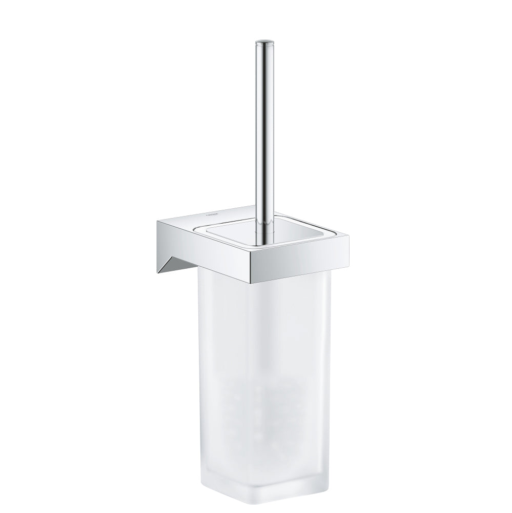 Selection Cube Toilet Brush Set in StarLight Chrome