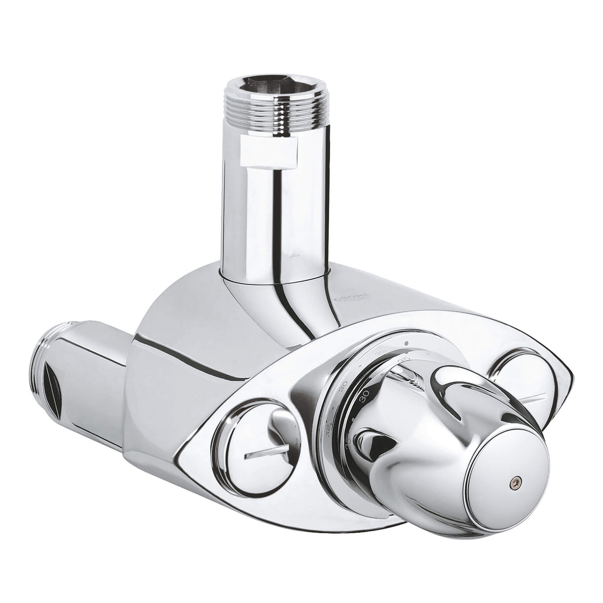 GrohTherm XL Exposed Central Thermostat In Chrome