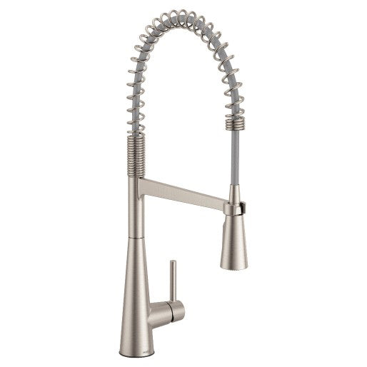Sleek Spring Pulldown Kitchen Faucet in Spot Resist Stainless