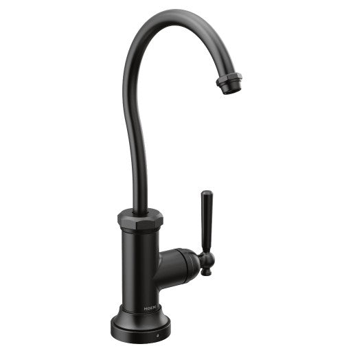 Sip Matte Black Single Hole Cold Water Beverage Faucet