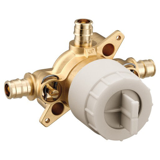 M-CORE 3-Port Rough-In Valve 1/2" Cold Expansion PEX w/1/4 Turn Stops